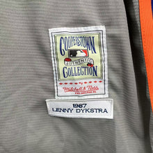 Len Lenny Dykstra New York Mets Jersey Mitchell & Ness gray