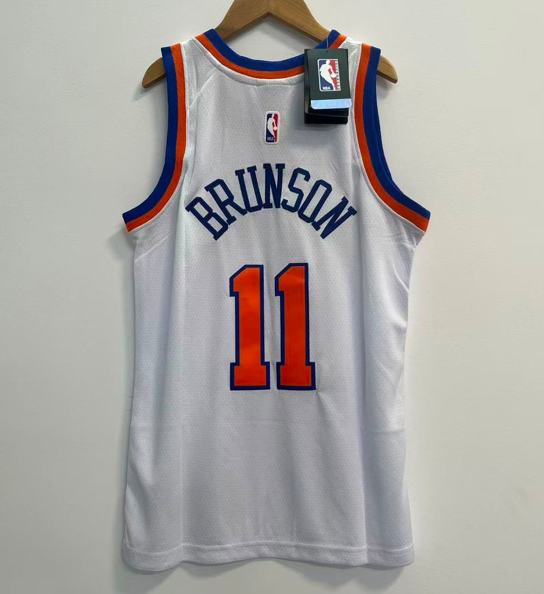 Jalen Brunson New York Knicks Official NBA Jersey Nike white