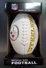 Pittsburgh Steelers Full Size logo Autograph Signature Football