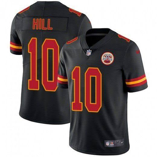Tyreek Hill Kansas City Chiefs official NFL Nike Jersey black