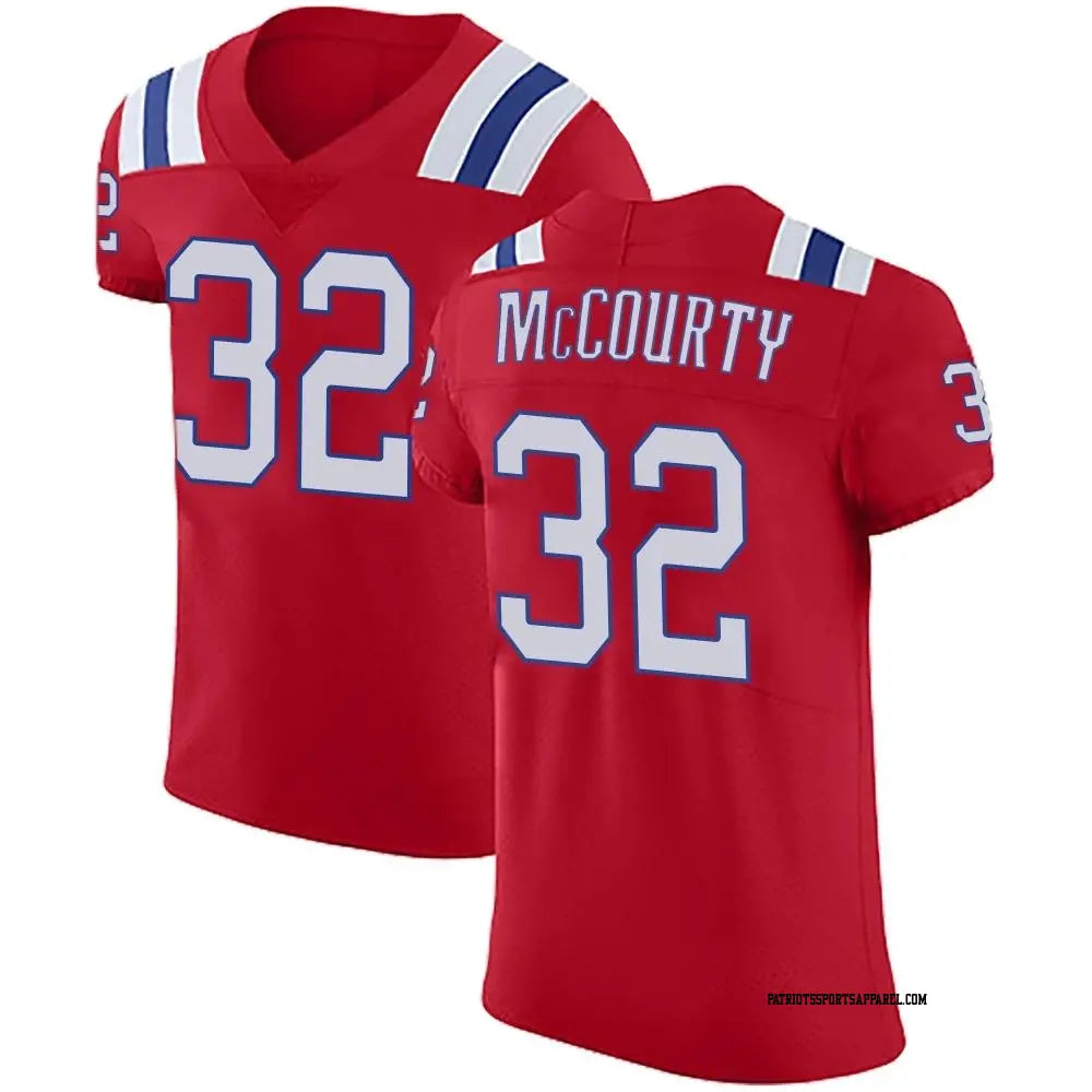 Devin McCourty New England Patriots Official NFL NIKE Jersey Red