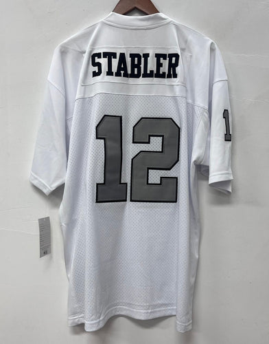 Ken Stabler Oakland Raiders NFL Mitchell & Ness Jersey white
