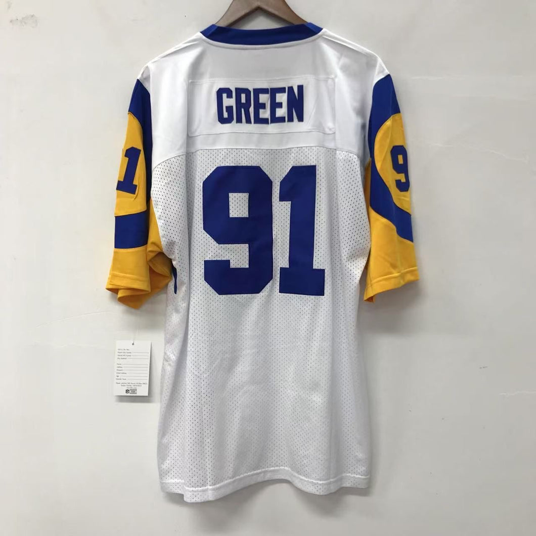 Kevin Greene Los Angeles Rams NFL Mitchell  & Ness Jersey white