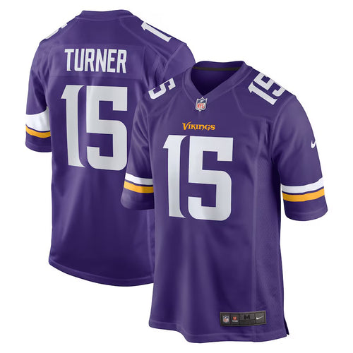 Dallas Turner Minnesota Vikings Official NFL Jersey Nike purple
