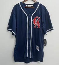 Garret Anderson California Angels Official MLB Majestic Jersey blue