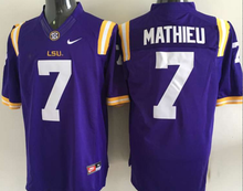 Tyrann Mathieu LSU Tigers Jersey purple Nike