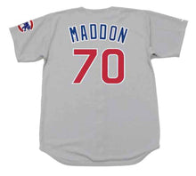 Joe Maddon Chicago Cubs Official MLB Majestic Throwback Jersey gray