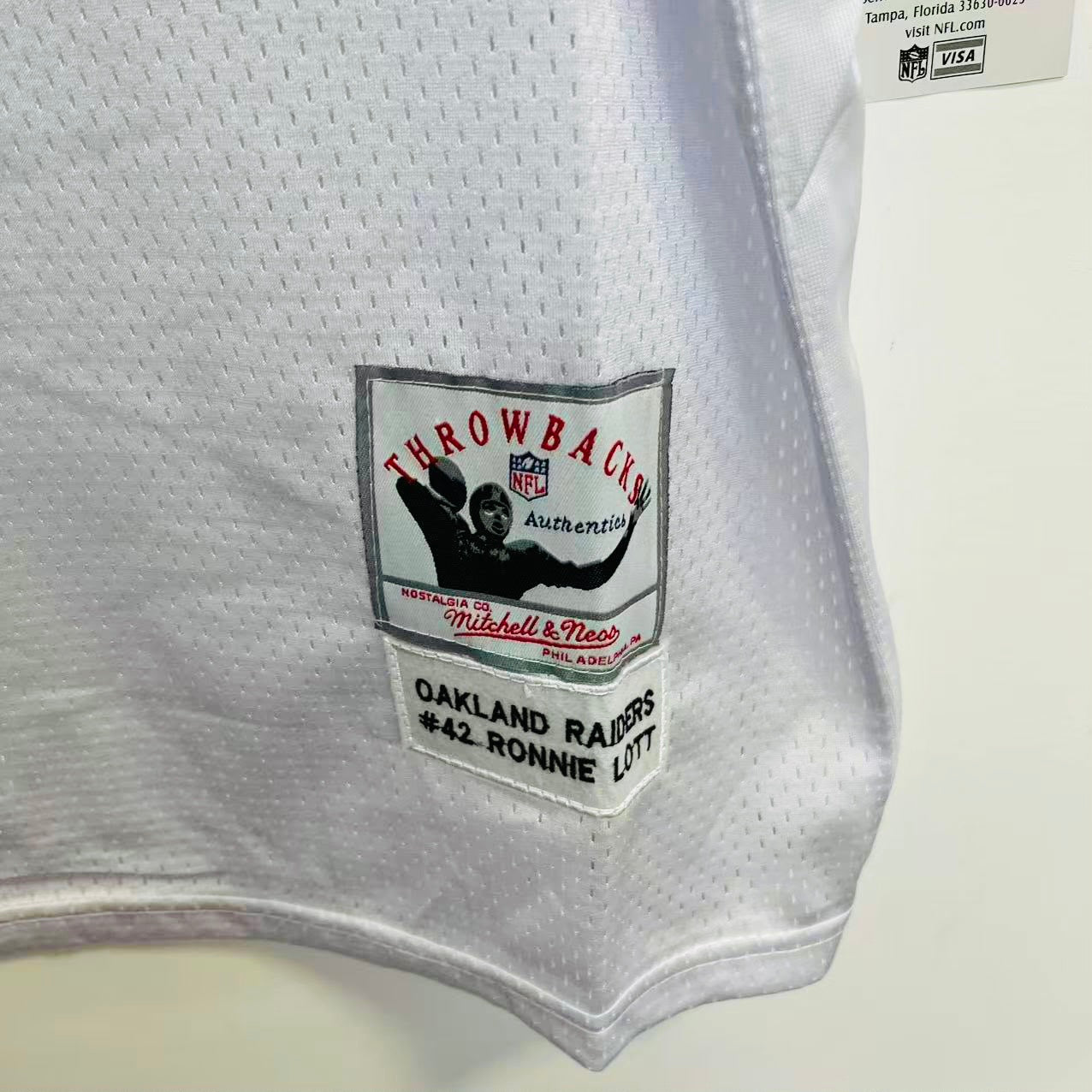 Ronnie Lott Oakland Raiders Official Official NFL Mitchell & Ness