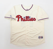 Jim Thome Philadelphia Phillies Official MLB Majestic Jersey cream