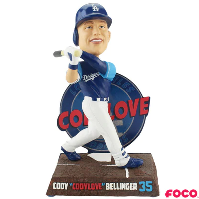 Cody Bellinger Los Angeles Dodgers Nickname series Bobblehead Forever Collectibles