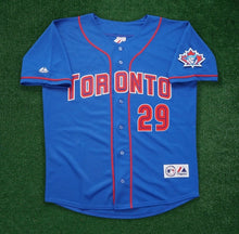 Joe Carter Toronto Blue Jays Official MLB Majestic Jersey Blue