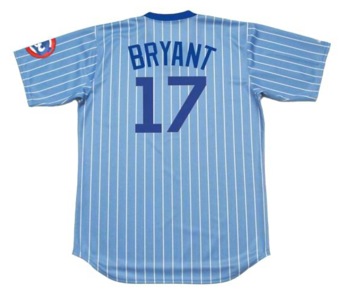 Kris Bryant Chicago Cubs Official MLB Majestic Throwback Jersey