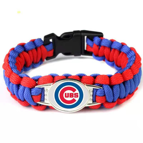 Chicago Cubs snap clasp bracelet