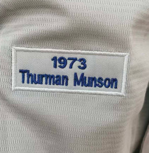 Thurman Munson New York Yankees Jersey gray Mitchell & Ness