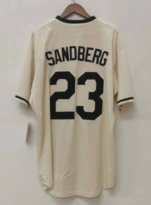 Ryne Sandberg Chicago Cubs Jersey Mitchell & Ness (retro logo)