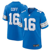 Jared Goff YOUTH KIDS Detroit Lions Official NFL Jersey Blue