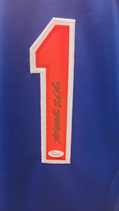 Mookie Wilson autographed New York Mets jersey JSA COA