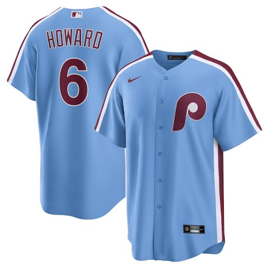 Ryan Howard Philadelphia Phillies Official MLB Nike  Jersey retro blue