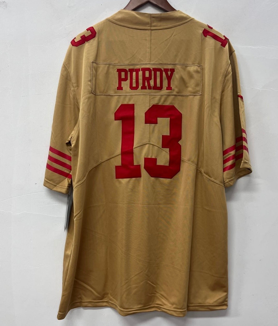 Brock Purdy San Francisco 49ers Official NFL NIKE Jersey Gold