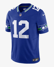 Seattle Seahawks 12 FAN Official NFL Jersey Nike Classic blue retro