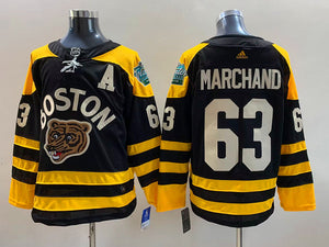 Brad Marchand Boston Bruins NHL Jersey Winter Classic Adidas