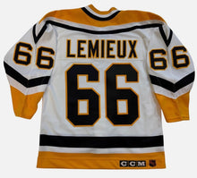 Mario Lemieux Pittsburgh Penguins Official NHL 1993 Stanley Cup Champions CCM Jersey