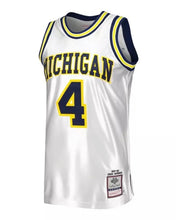 Chris Webber Michigan Wolverines Official NCAA Mitchell & Ness Jersey white