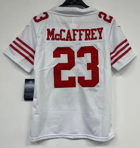 Christian McCaffrey San Francisco 49ers YOUTH Jersey white