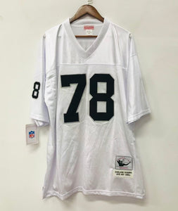 Art Shell Oakland Raiders NFL Mitchell & Ness Jersey white