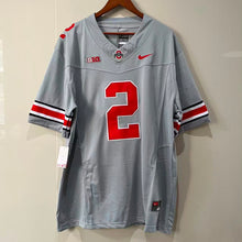 Caleb Downs Ohio State Buckeyes YOUTH KIDS Official NCAA Nike Jersey Gray