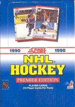 1990 Score NHL Hockey wax box 36 packs