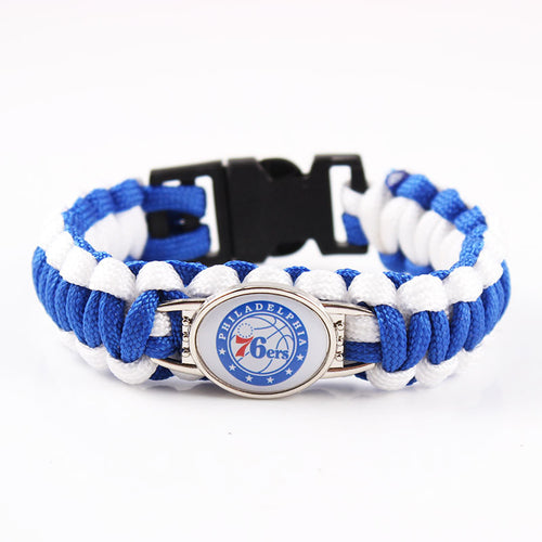 Philadelphia 76ers snap clasp bracelet