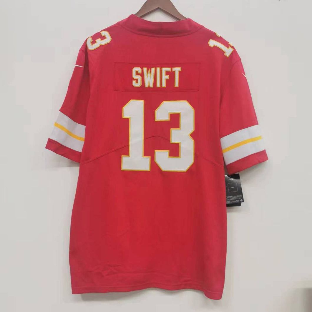 Taylor Swift Kansas City Chiefs Jersey Red Nike