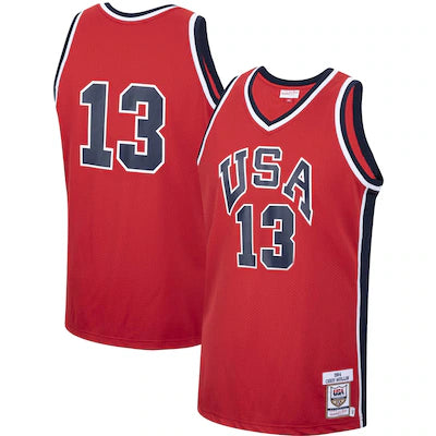 Chris Mullin 1984 USA Olympic Basketball Jersey Mitchell & Ness