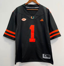 Cam Ward Miami Hurricanes Official NCAA Adidas Jersey black