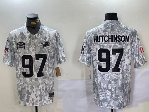 Aiden Hutchinson Detroit Lions 2024 Nike NFL Salute to Service Jersey
