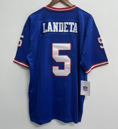 Sean Landeta Mitchell & Ness New York Giants 1991 Super Bowl Jersey