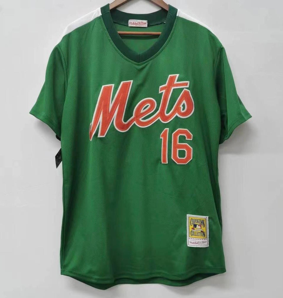 New York popular Mets DWIGHT GOODEN 16 Mitchell & Ness 1983 GREEN Throwback 56 READ