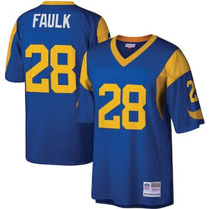 Marshall Faulk Los Angeles St. Louis Rams NFL Mitchell & Ness Jersey