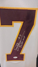 Joe Theismann Washington Redskins autographed jersey JSA Witnessed COA