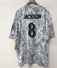 Lamar Jackson Baltimore Ravens 2024 Nike NFL Salute to Service Jersey