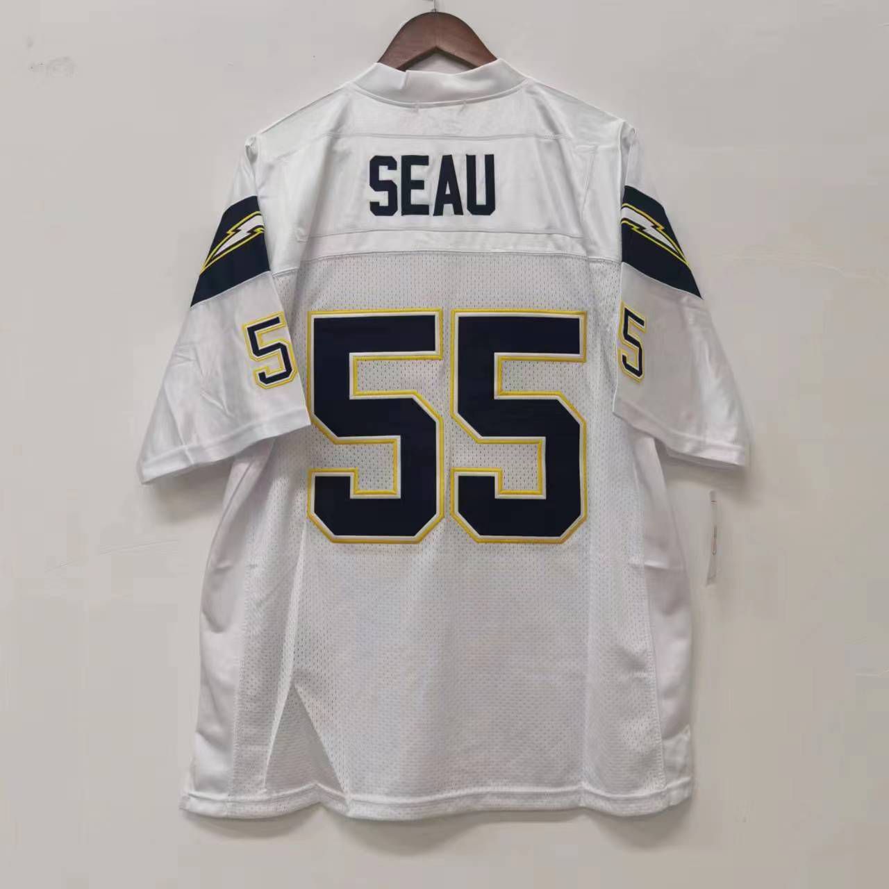 Junior Seau 1994 San Diego Chargers Jersey white Mitchell Ness