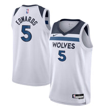 Anthony Edwards Minnesota Timberwolves Official NBA Nike Jersey White