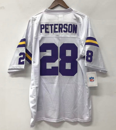 Adrian Peterson Minnesota Vikings Jersey Mitchell & Ness white