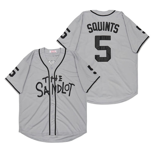 Michael 'Squints' Palledorous The Sandlot Jersey gray