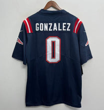 Christian Gonzalez New England Patriots NFL Official NIKE Jersey blue