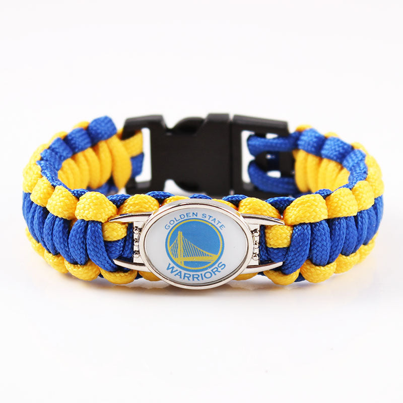 Golden State Warriors snap clasp bracelet