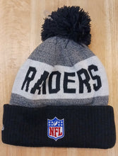 Las Vegas Raiders NFL New Era winter Hat with Pom Pom