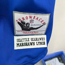 Marshawn Lynch Seattle Seahawks Jersey Mitchell & Ness blue