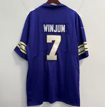 Any name & Number customized Minnesota Vikings Official NFL Nike jersey purple